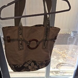 Floral Canvas Tote Bag